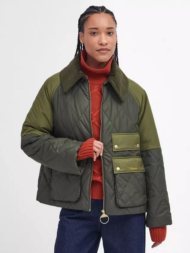 

Куртка Barbour Milby Quilted, оливковый