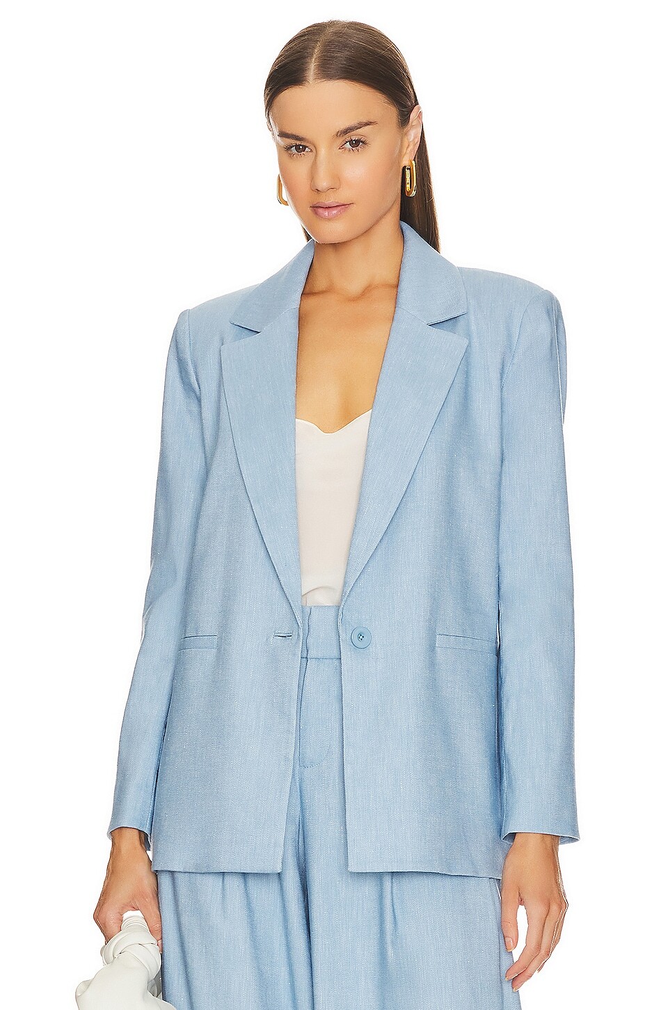 

Блейзер Alice + Olivia Denny with Piping, цвет Chambray