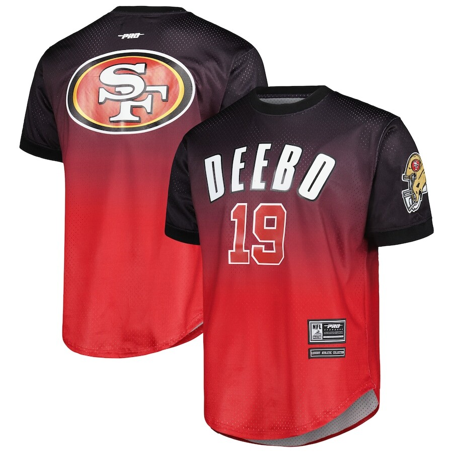 

Футболка с именем и номером Pro Standard San Francisco 49Ers, алый