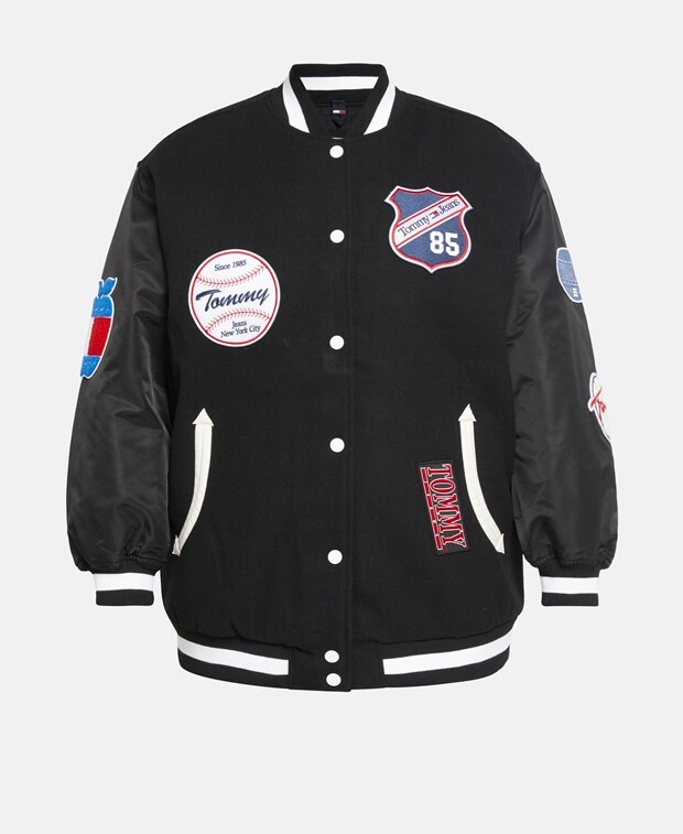 

Блузон Tommy Jeans Curve, черный