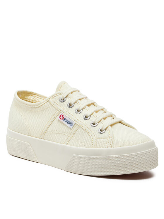 

Кроссовки из ткани Superga, бежевый