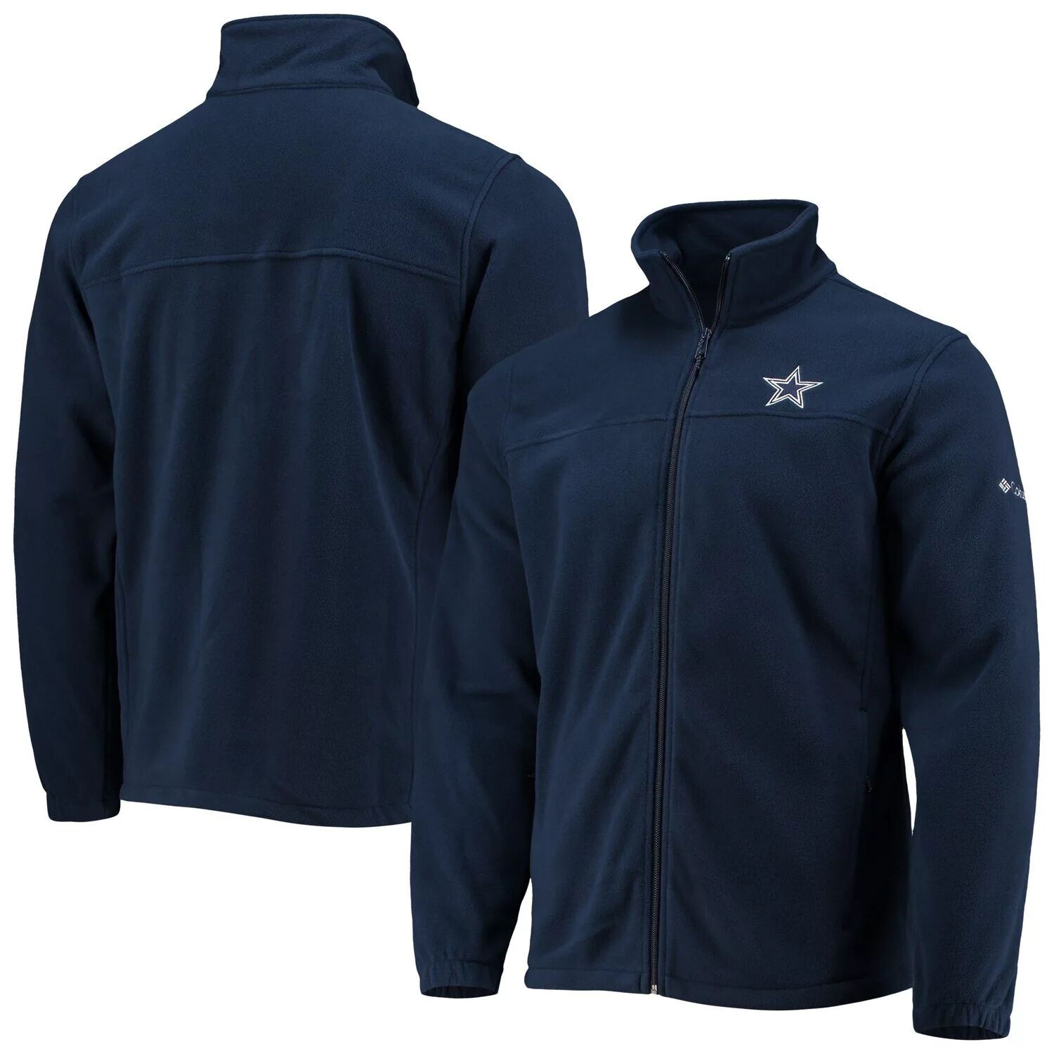 

Мужская куртка Columbia Navy Dallas Cowboys Flanker III с молнией во всю длину