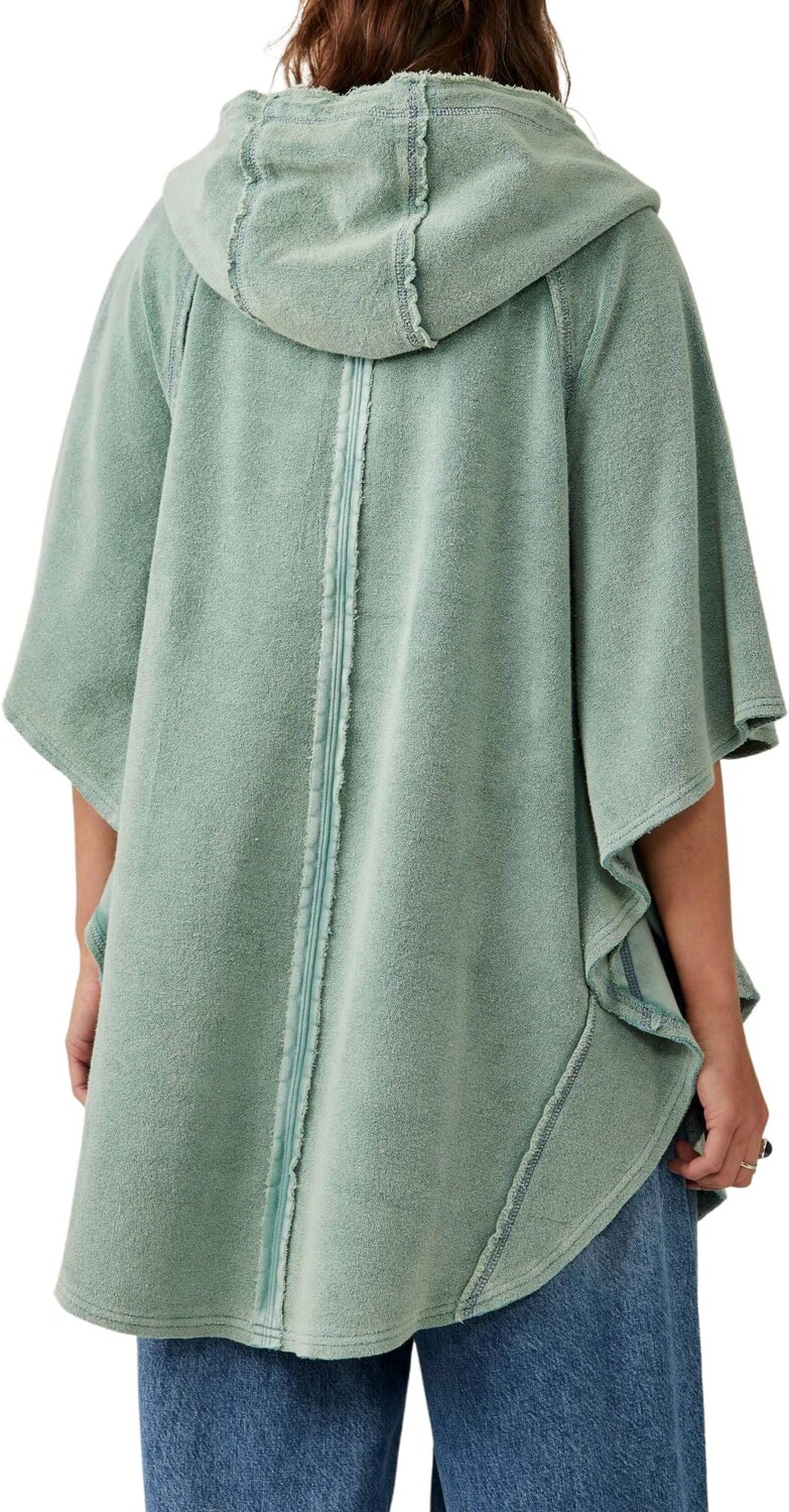 

Пончо Beach Love Poncho Free People, цвет Blue Surf Combo