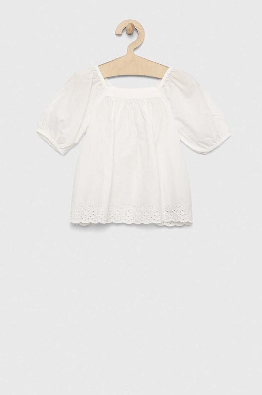 

Детская хлопковая блузка GAP, белый