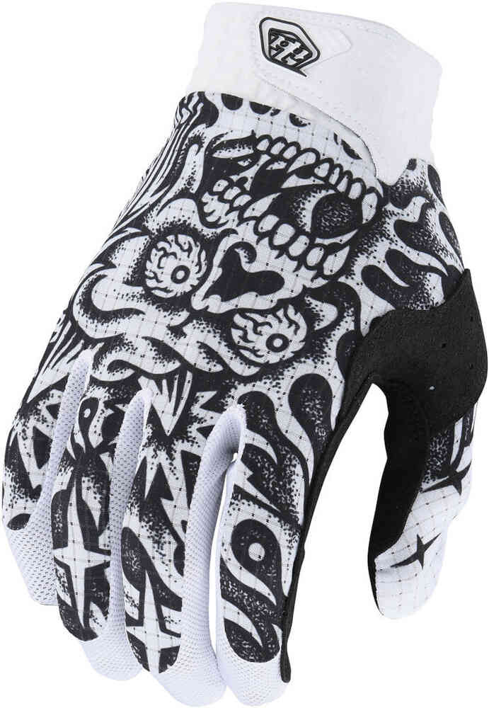 

Перчатки для мотокросса Air Skull Demon Troy Lee Designs, белый черный