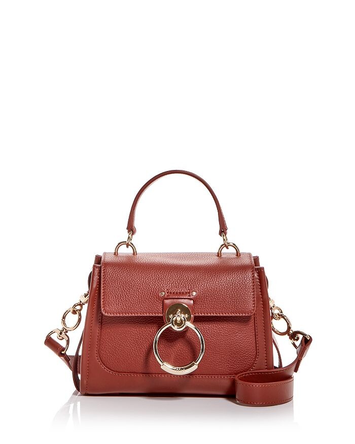 

Кожаная сумка через плечо Mini Tess Day Bag Chloe