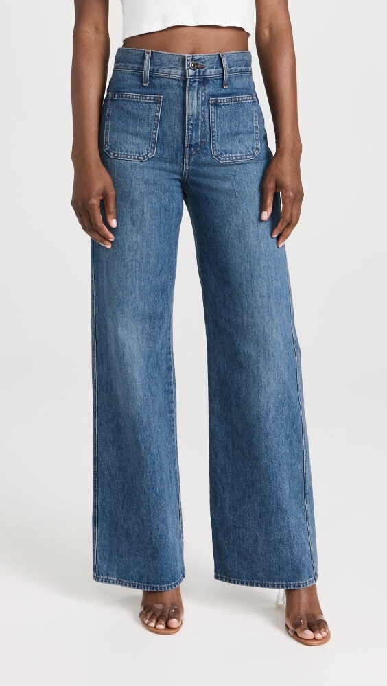 

Джинсы Veronica Beard Jean Taylor High Rise Wide Leg
