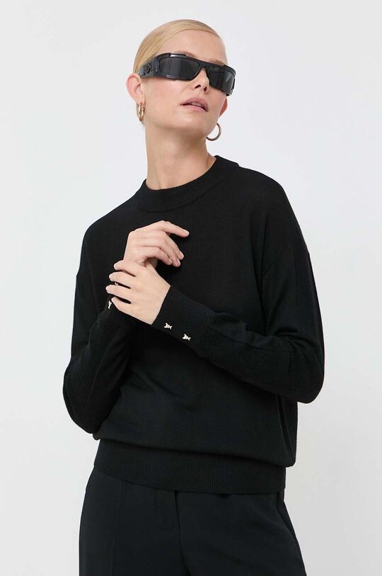 

Шерстяной свитер Patrizia Pepe, черный