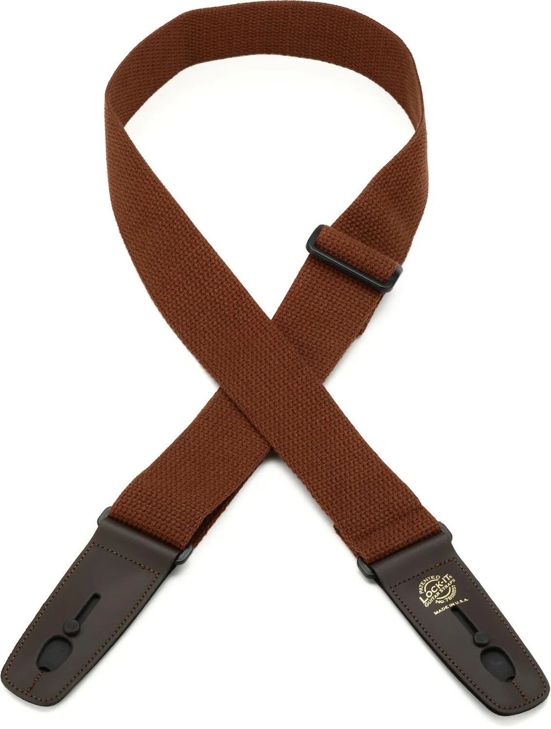 

Ремень для гитары Lock-It Straps LIS-048C2-BRN/BRN — коричневый