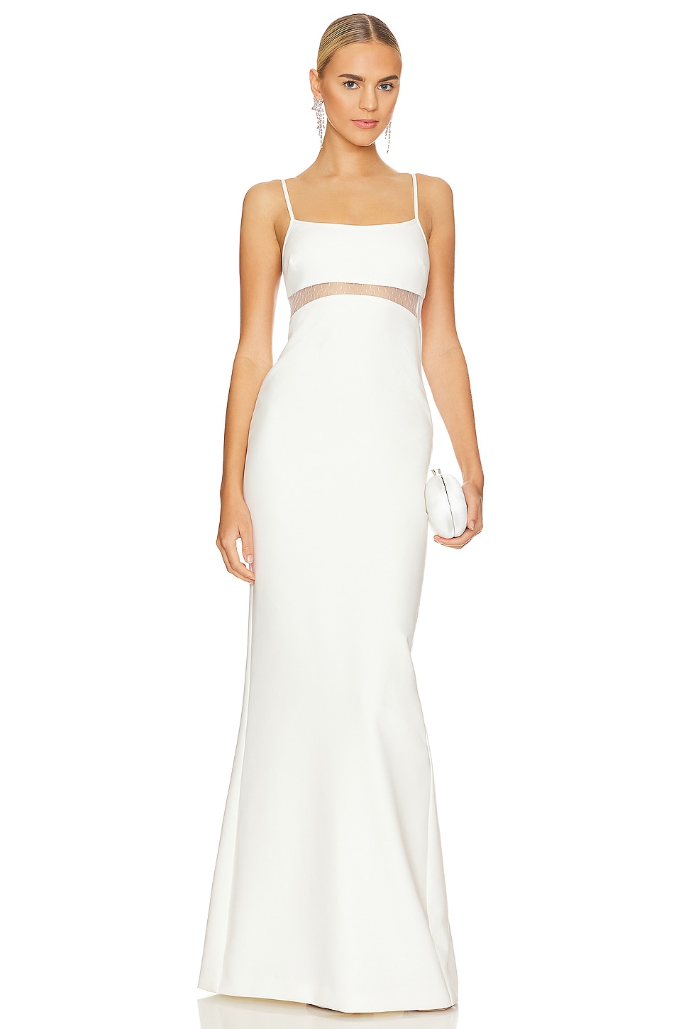 Платье LIKELY Stefania Gown, белый