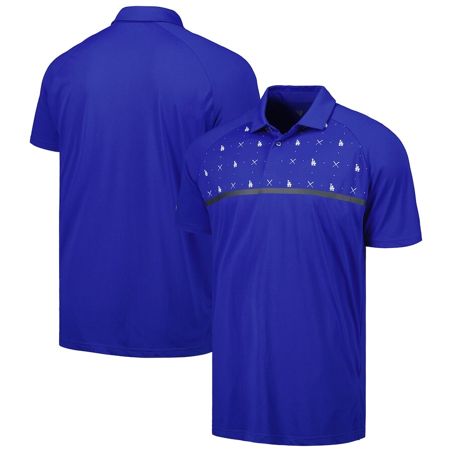 

Поло с коротким рукавом Levelwear Los Angeles Dodgers, роял