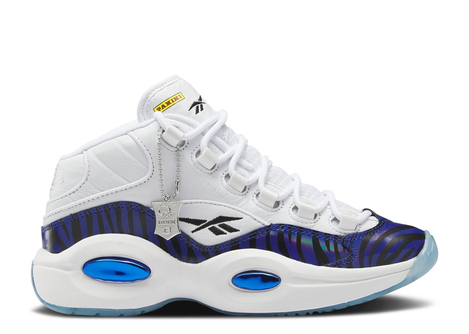 

Кроссовки Reebok Panini X Question Mid Big Kid 'Tiger Prizm', белый