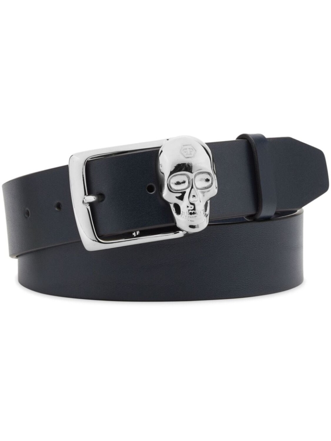 

Philipp Plein ремень с пряжкой Skull, синий