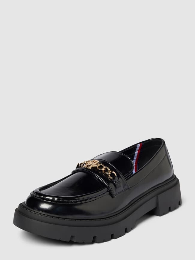 

Пенни лоферы с перемычкой модель HESTER Tommy Hilfiger, черный
