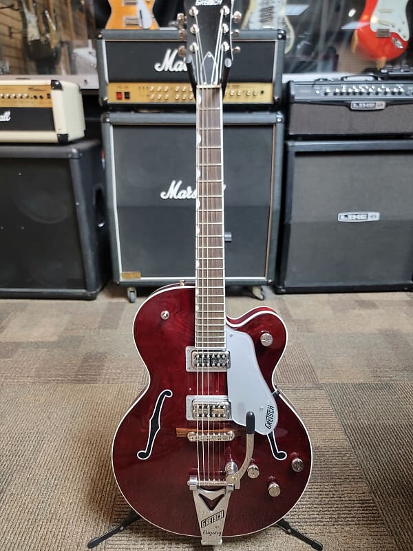 

Электрогитара Gretsch G6119T-62 Vintage Select '62 Tennessee Rose with Bigsby - Dark Cherry Stain