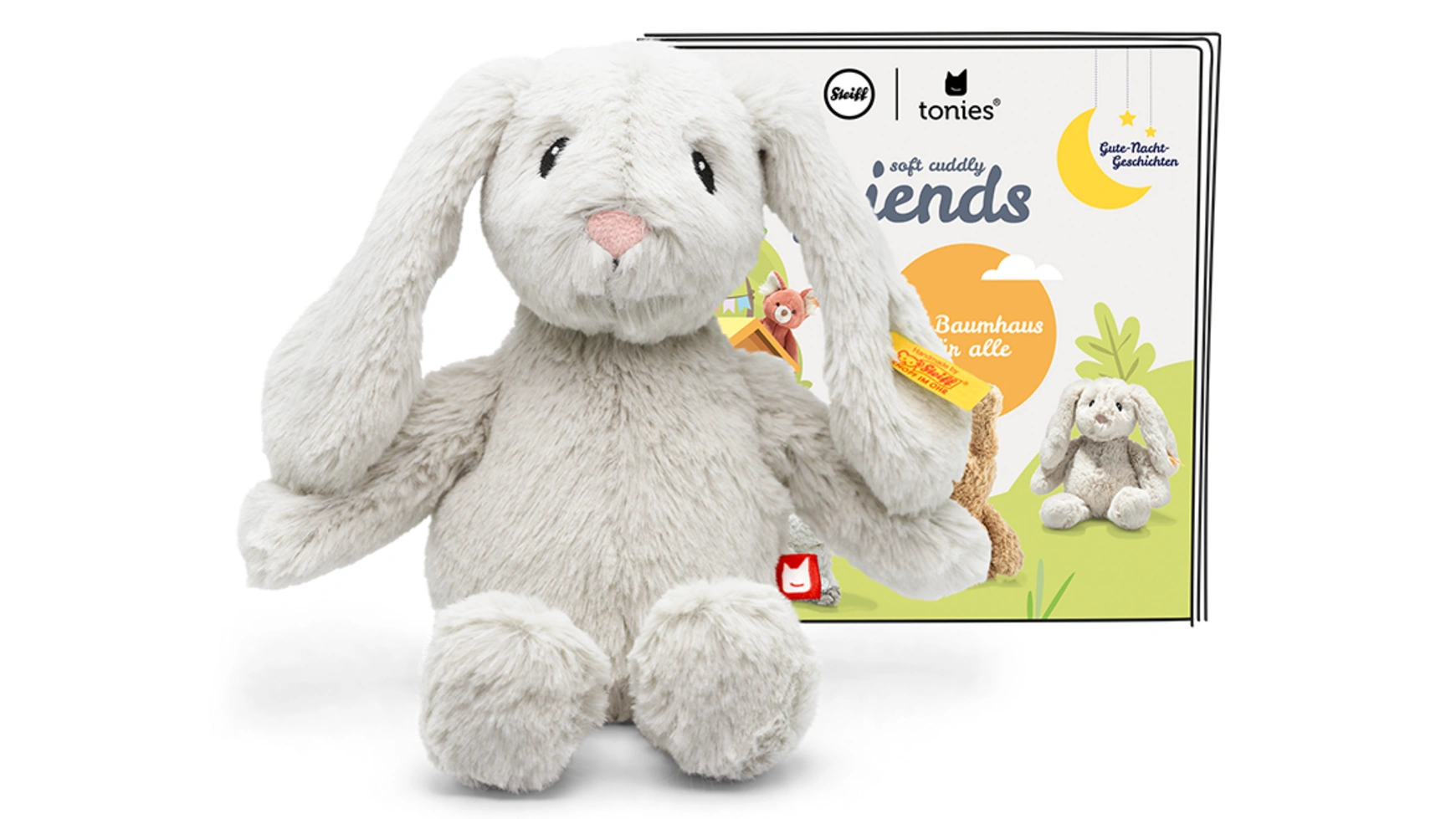 цена Аудиофигурка для toniebox: steiff soft cuddly friends со звуком: кролик хоппи Tonies