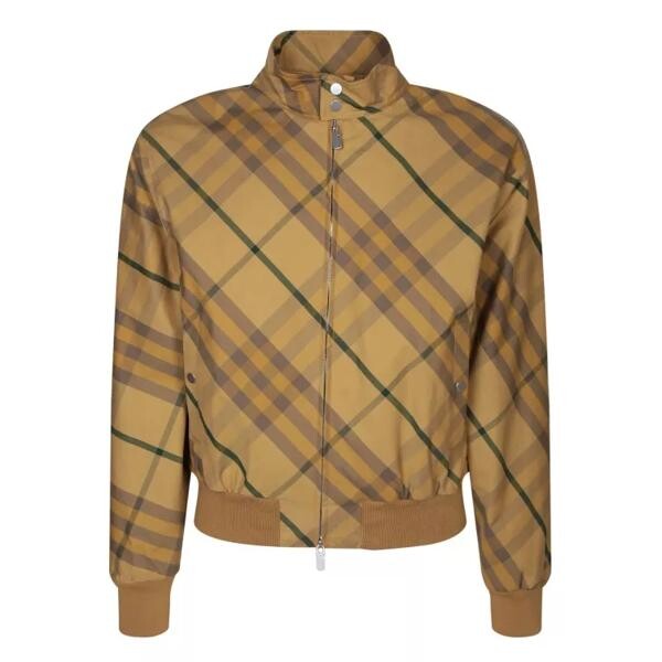 

Куртка cotton bomber jacket Burberry, коричневый
