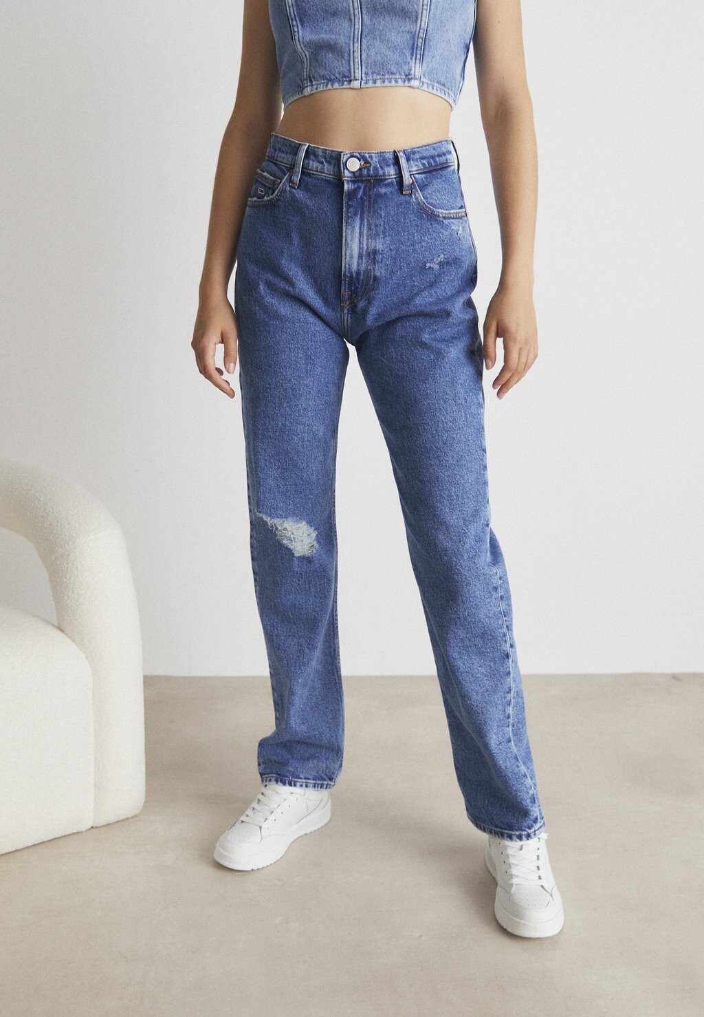 

Джинсы прямого кроя Tommy Jeans JULIE UHR STR, цвет denim medium