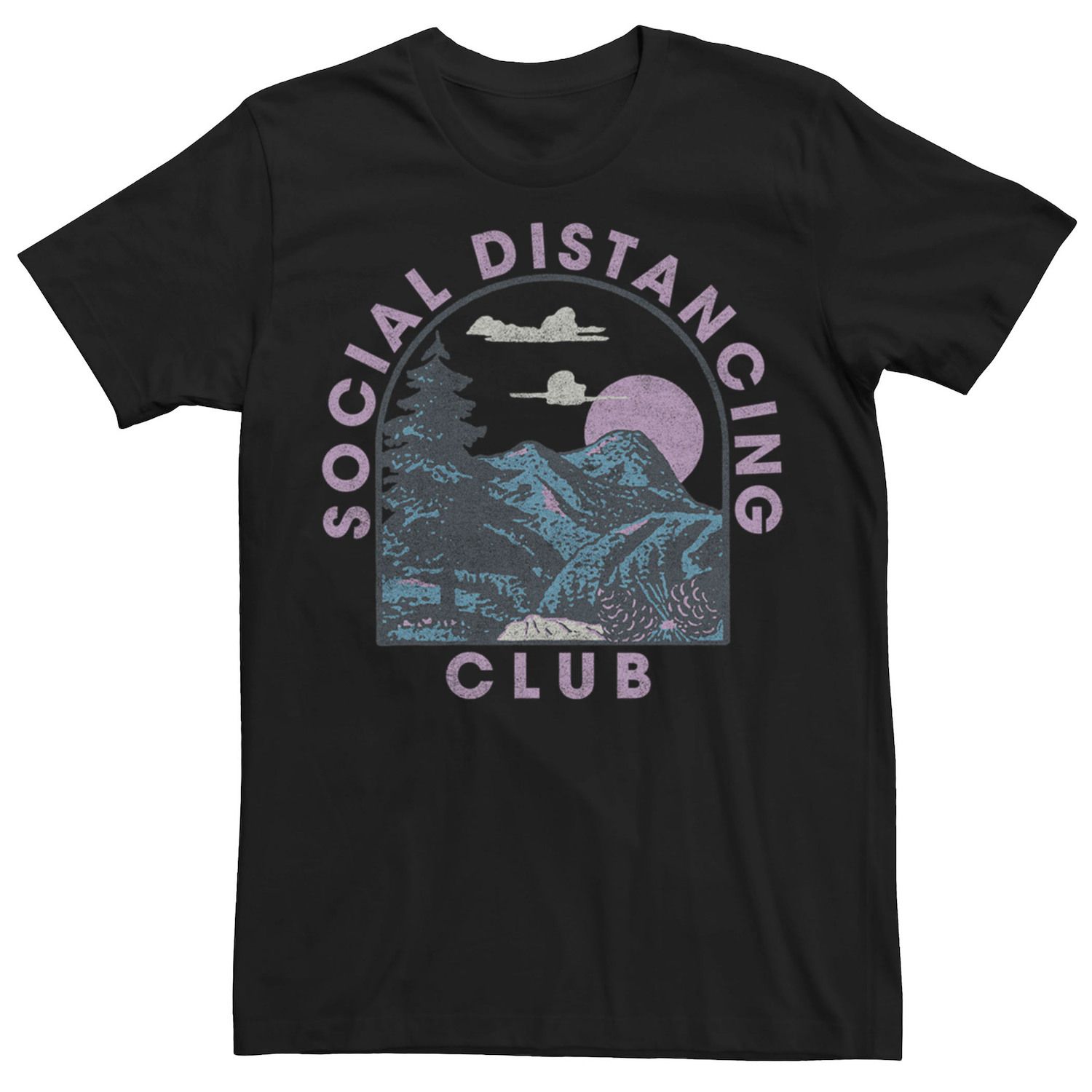 Мужская футболка с логотипом Social Distance Club Licensed Character