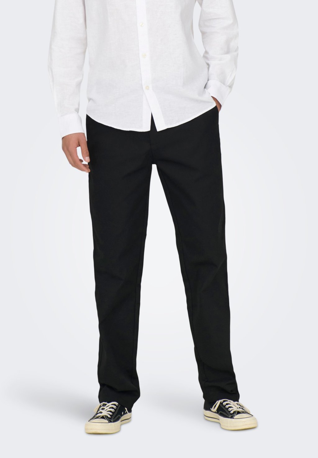 Брюки Onsedge Only & Sons, черный чинос onsedge life pant only