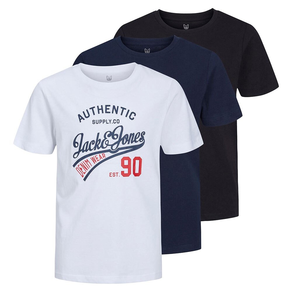 

Футболка Jack & Jones Than Crew Neck 3 шт, разноцветный