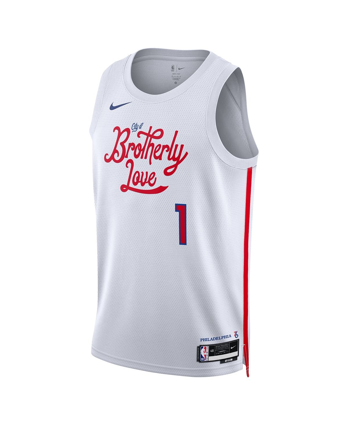 

Мужская и женская белая майка Джеймса Хардена Philadelphia 76ers 2022/23 City Edition Swingman Nike