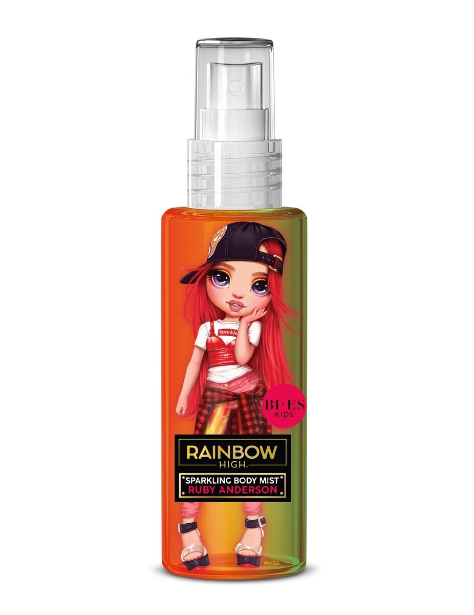 

BI-ES Kids Осветляющий спрей для тела для детей Rainbow High - Ruby Anderson 240мл Inna