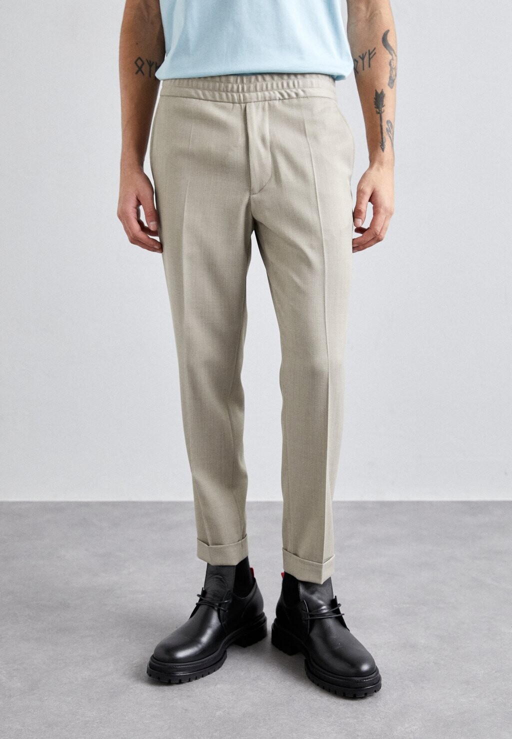 

Брюки Terry Cropped Trousers Filippa K, цвет sage melange