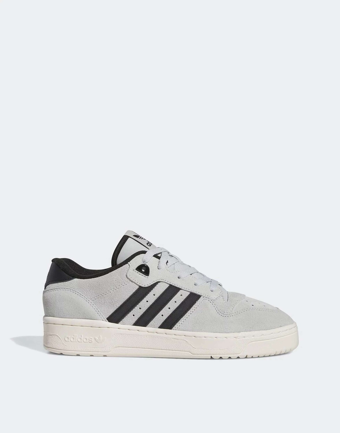 

Серебристые низкие кроссовки adidas Originals Rivalry