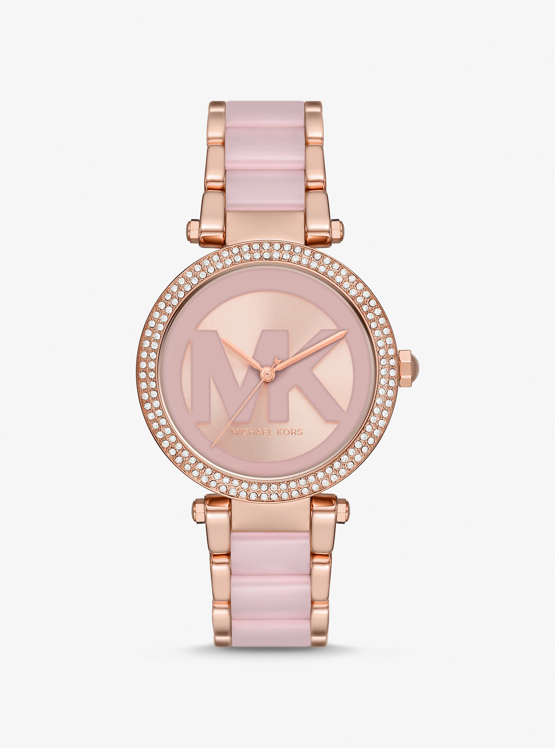 

Часы Parker Pavé цвета розового золота и ацетата Michael Kors, красный