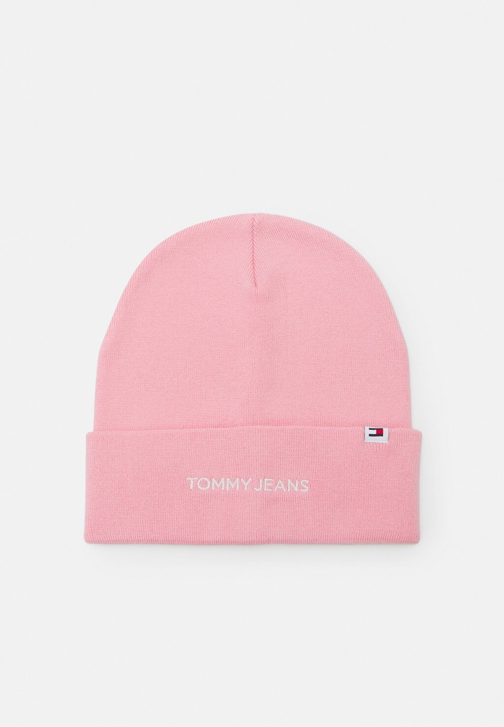 

Шапка Tommy Jeans LINEAR LOGO BEANIE, цвет ballet pink