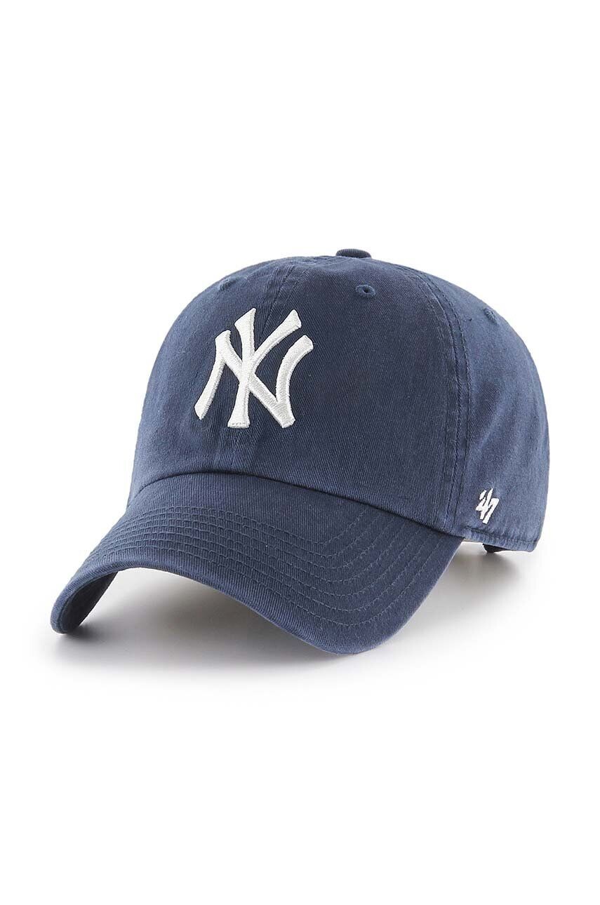 

Хлопковая бейсболка 47 бренда MLB New York Yankees 47 Brand, темно-синий