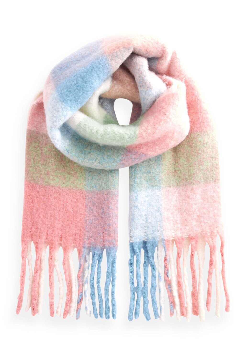 

Шарф CHECK BLANKET Next, цвет pink blue check