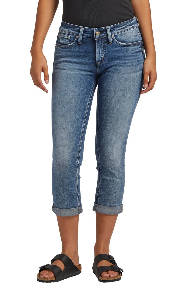 

Джинсы-капри Britt Curvy с низкой посадкой SILVER JEANS CO.
