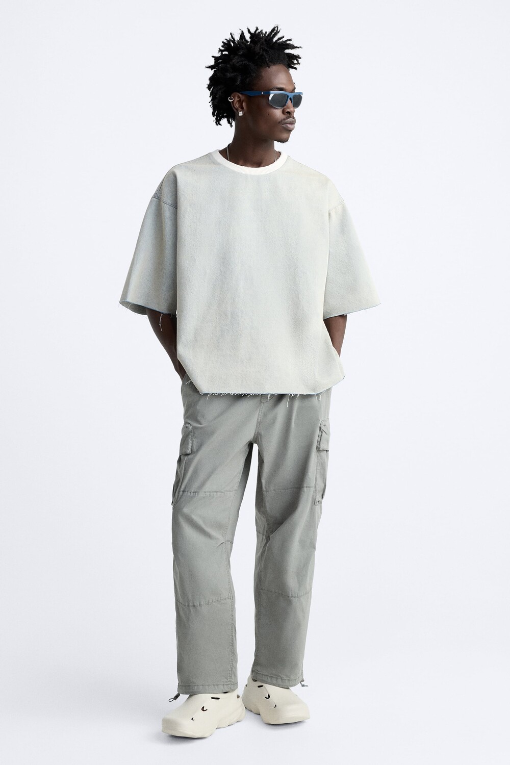 

Мягкие тапочки с дизайном Zara, кость белый