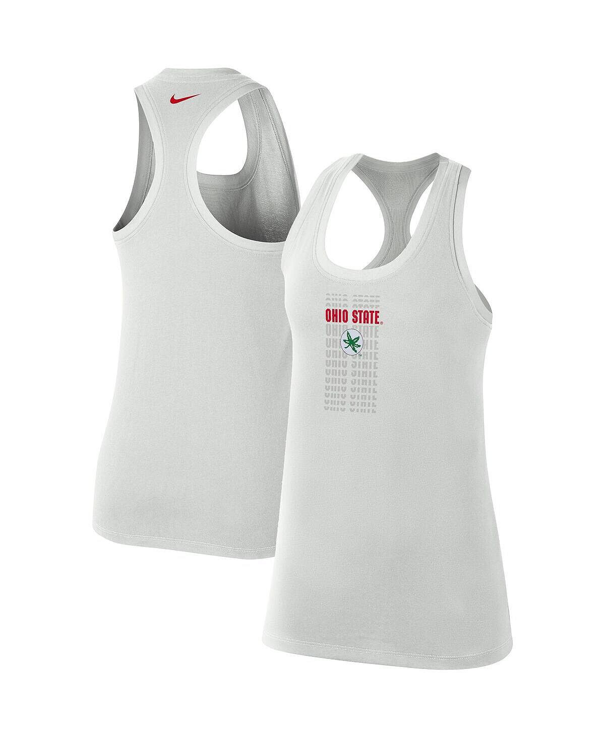 

Женская серая майка Ohio State Buckeyes Game Time Nike, серый