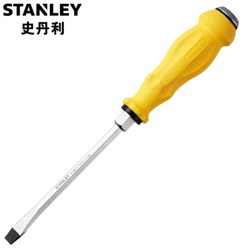 Плоская отвертка Stanley, 8 мм x 250 мм, отвертка с ударным магнитом, бытовая отвертка 61-894-23