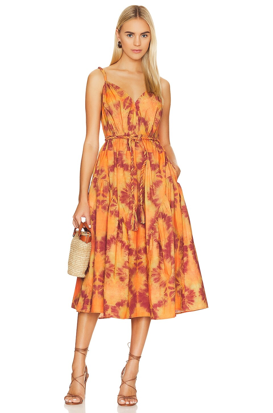

Платье Ulla Johnson Valentina, цвет Red Topaz