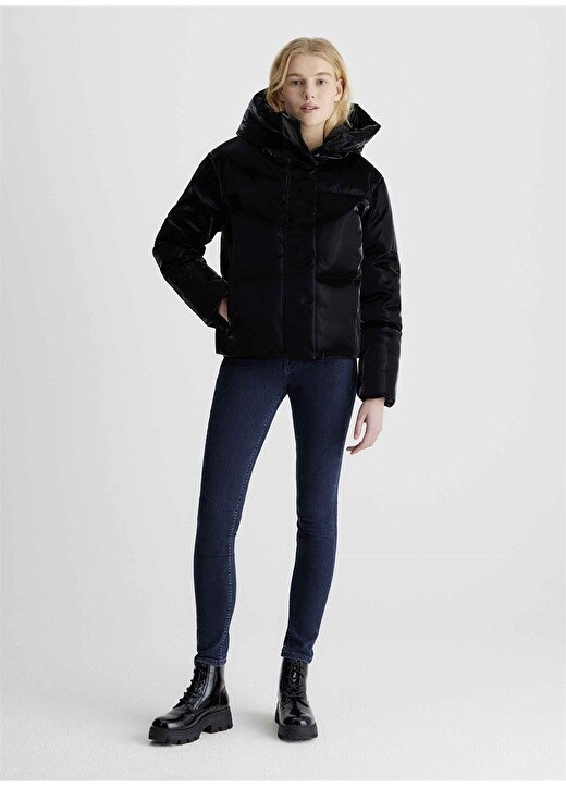 

Черное женское пальто Calvin Klein Jeans, Черный