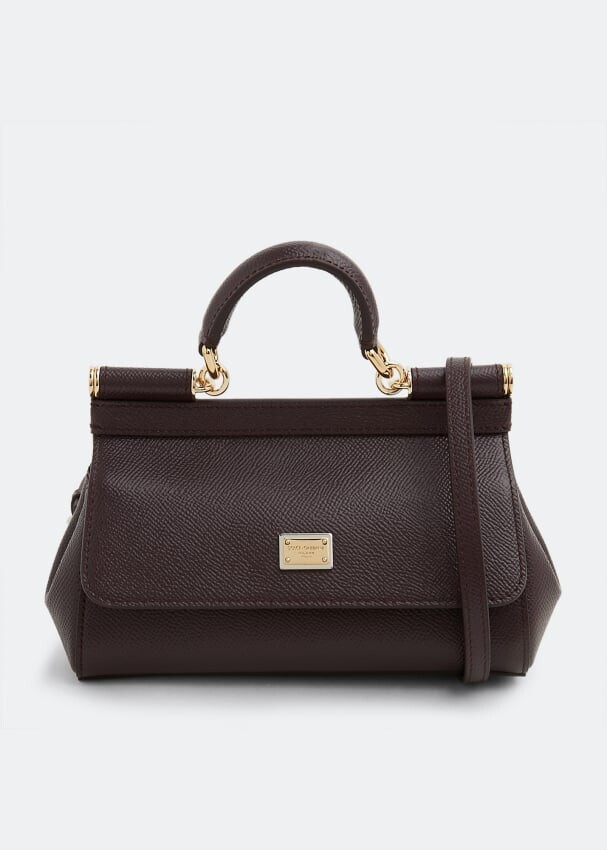 

Сумка Dolce&Gabbana Small Sicily Dauphine, фиолетовый