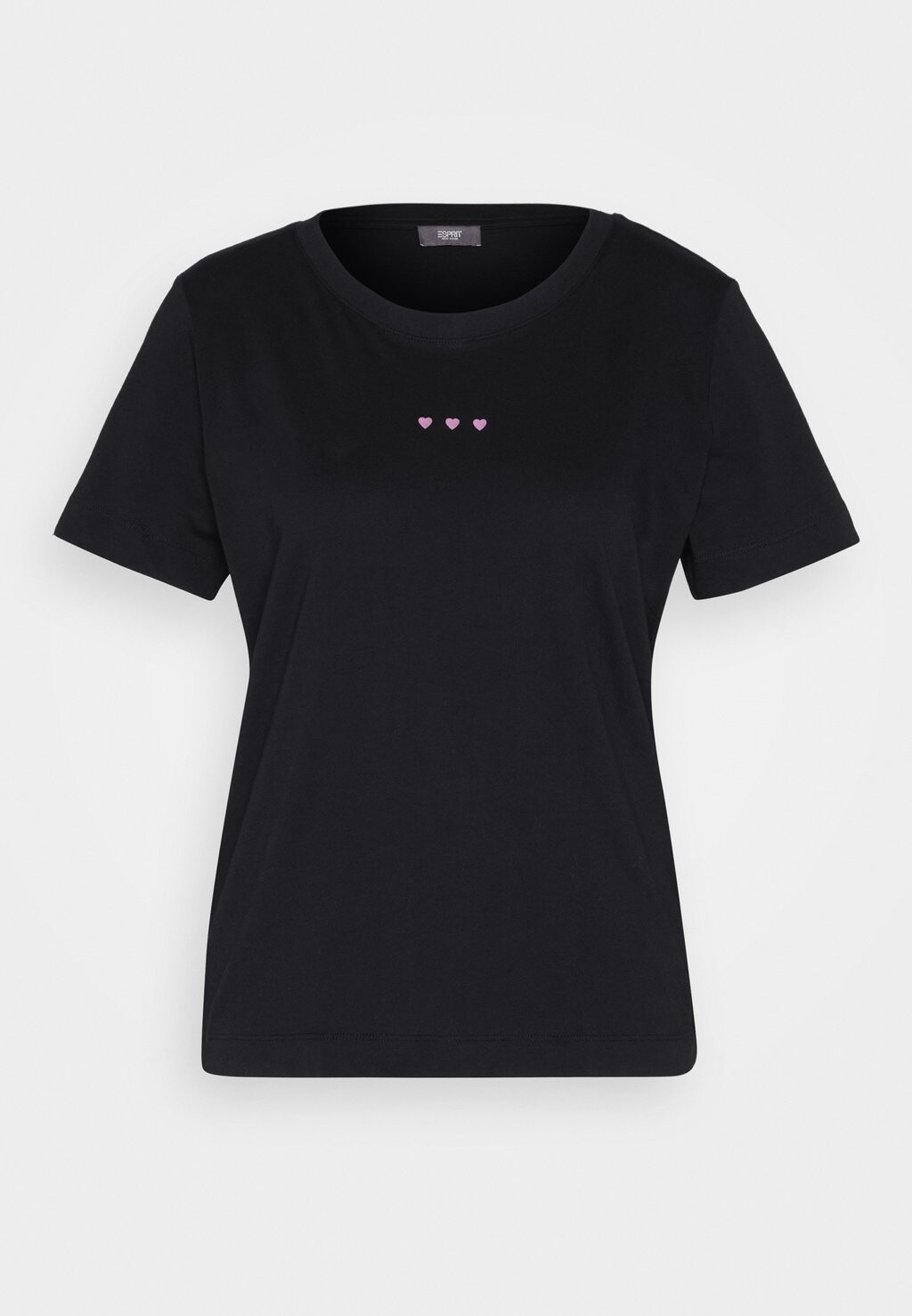

Футболка с принтом Tee Esprit, черная
