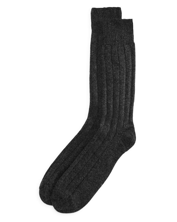 

Носки из кашемира в рубчик - 100% эксклюзив The Men's Store at Bloomingdale's