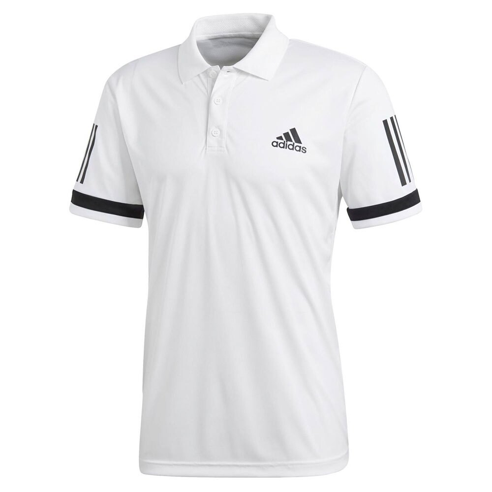 

Поло с коротким рукавом adidas Club 3 Stripes, белый