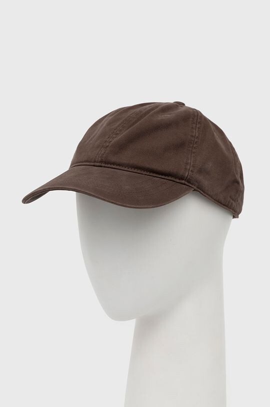 

Бейсболка из хлопка Abercrombie & Fitch, коричневый
