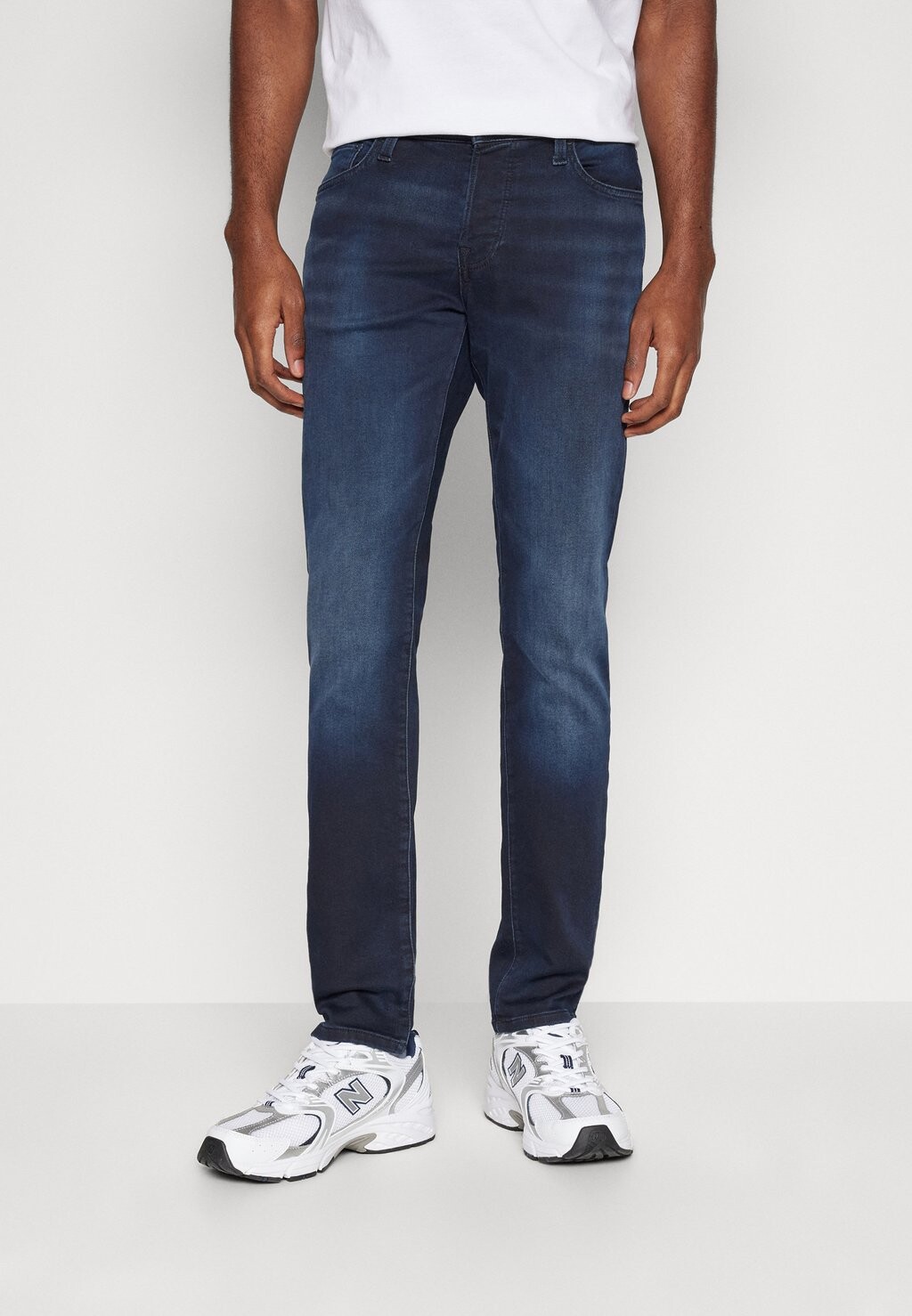 

Джинсы приталенного кроя JJIGLENN JJICON Jack & Jones, синий деним