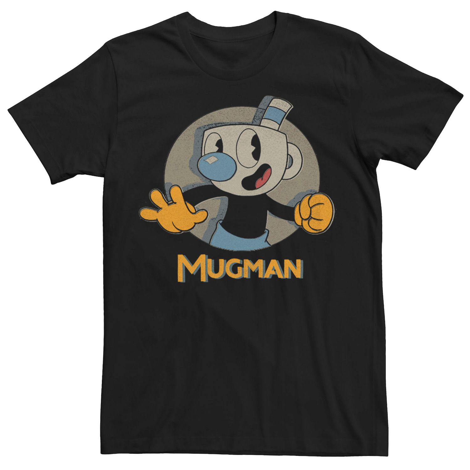 Мужская футболка Cuphead Mugman Don't Deal With The Devil Licensed Character