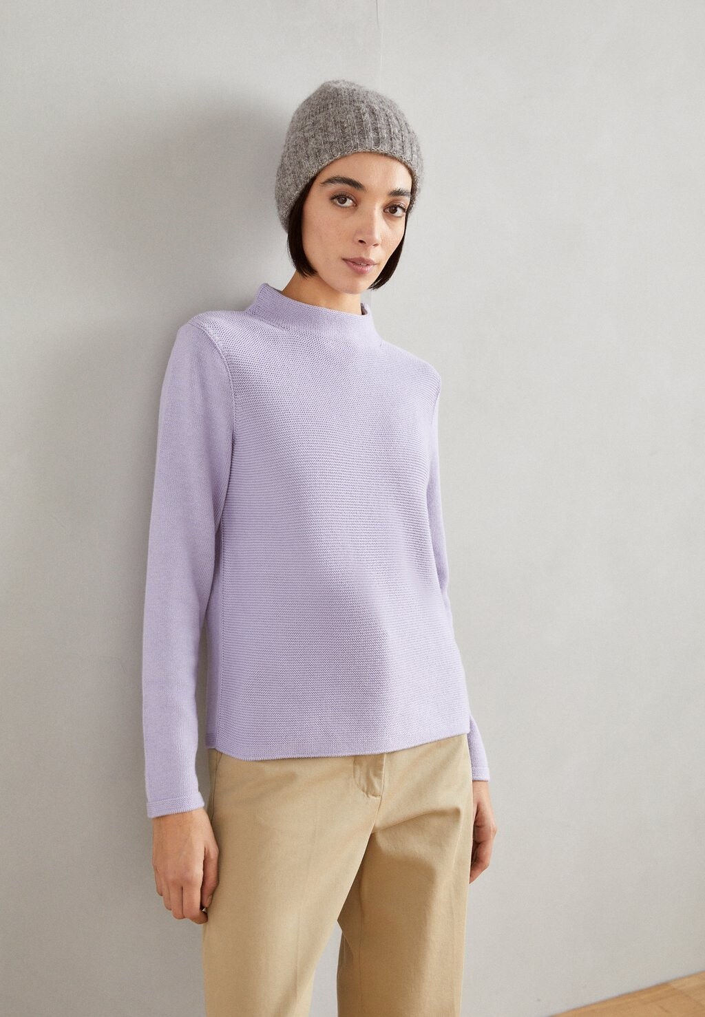 

Джемпер Marc O'Polo МАЛЕНЬКИЙ ВОРОТНИК-СТОЙКА, цвет pale purple