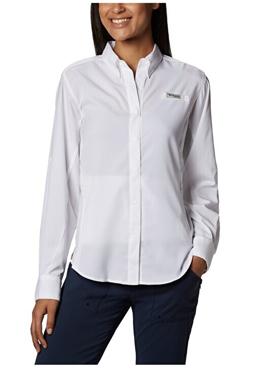 

Белая женская рубашка FL7278 WOMENS TAMIAMI II LS SHIRT Columbia, белый