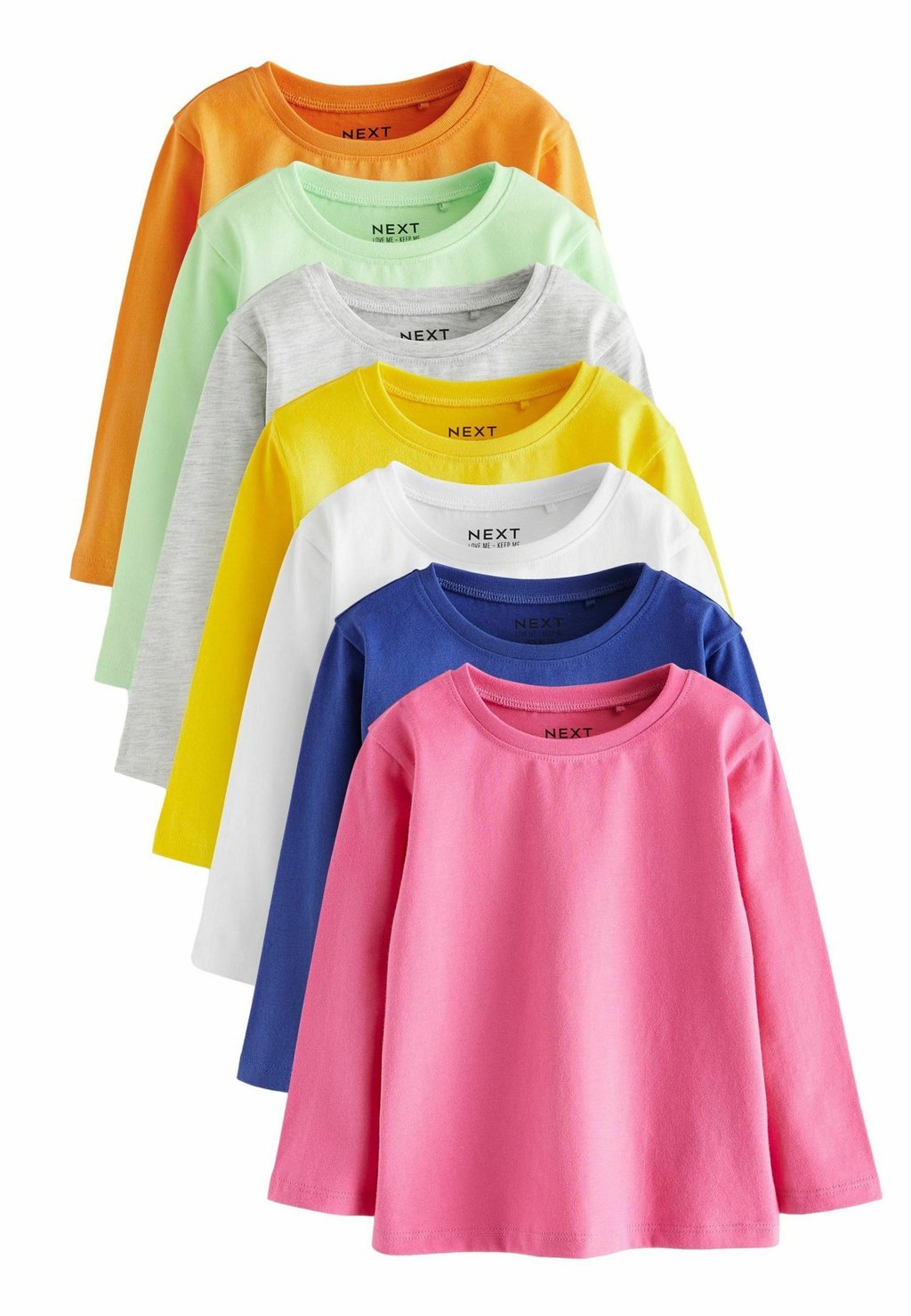 Рубашка с длинными рукавами 7 PACK STANDARD Next, цвет bright multicolour