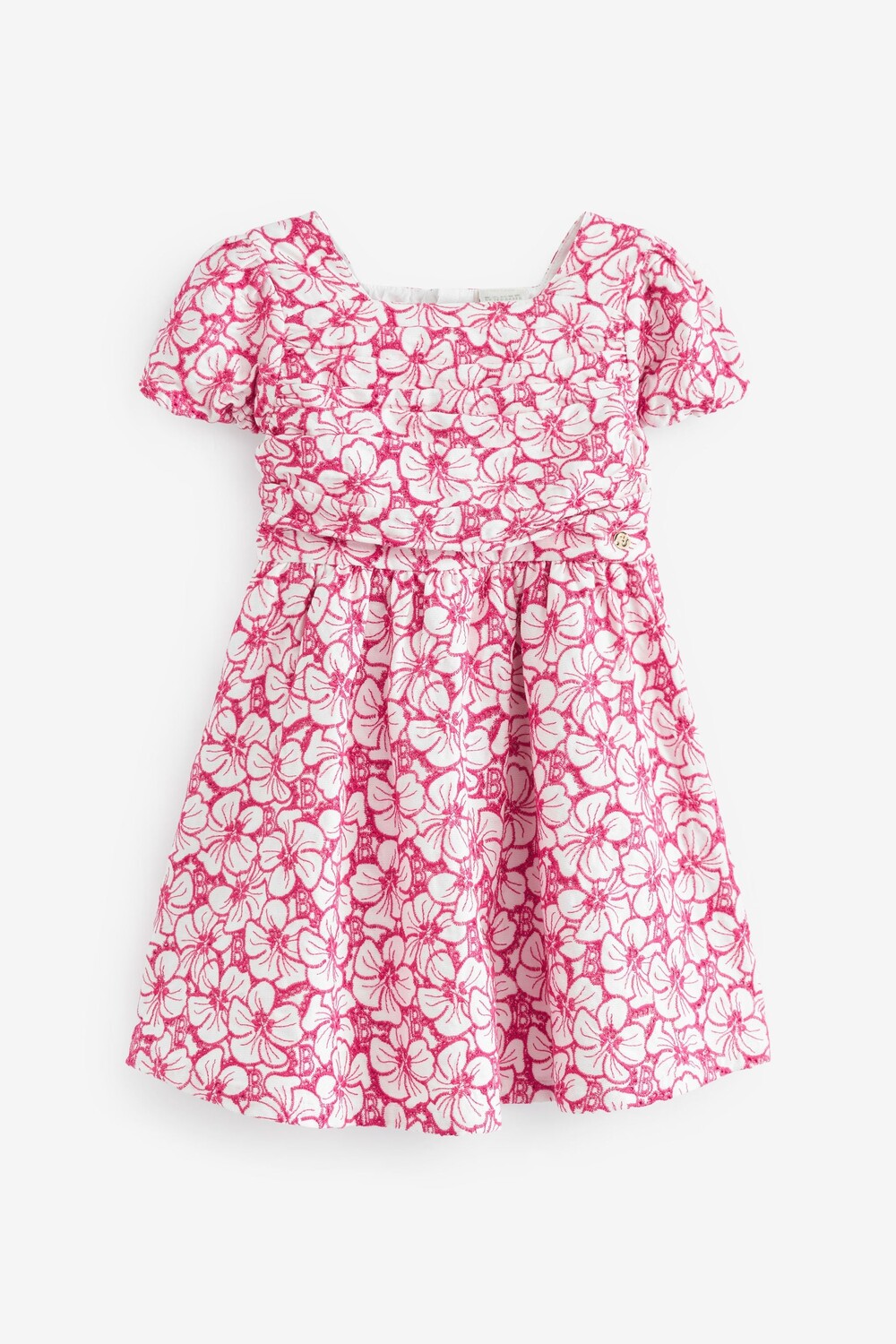 

Розовое платье с английской вышивкой Baker by Ted Baker, розовый
